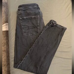 American Eagle Outfitters Charcoal Denim Jeans